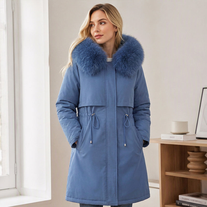 🧥 More Coverage, Easy Comfort | Women's Mid-Length Warm Jacket⚡