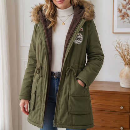 🧥 Cozy Coverage, Easy Movement | Women's Warm-Lined Hooded Parka Jacket