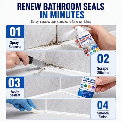 ✨Hot Sale 50% OFF🔥Bathroom Glue Remover and Waterproof Sealant Set