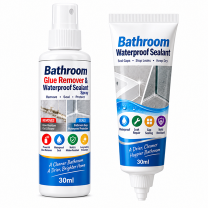 ✨Hot Sale 50% OFF🔥Bathroom Glue Remover and Waterproof Sealant Set