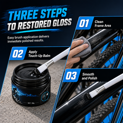 🚲 50% OFF TODAY!!🎨 Bicycle Frame Paint Touch-Up Paste with Brush for Mountain Bike Scratch and Wear Repair