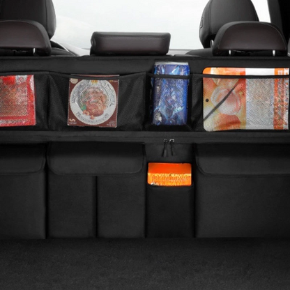 🚗 Car Trunk Organizer: Multi-Pocket, Space-Saving Hanging, Oxford Fabric, Quick Install, Stable Fit