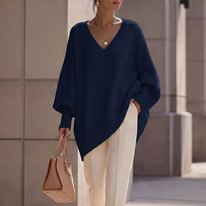 🔥 New Arrival ✨ Women's Mid-Length Knit Sweater – Soft Comfort & Flattering Silhouette 🤍