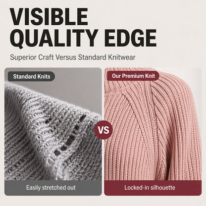 🖤🖤🧶 Relaxed Shape, Polished Look🍂 Women's Turtleneck Knit Sweater Dress