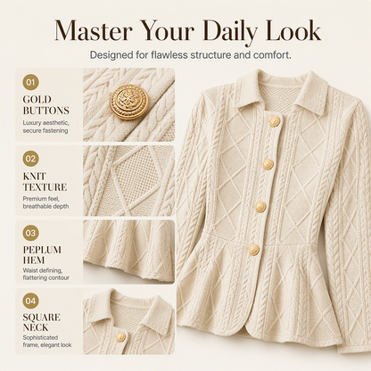 🔥 Today’s Special Offer – Elegant gathered peplum blazer for women ✨ feminine silhouette, peplum cut, elegant