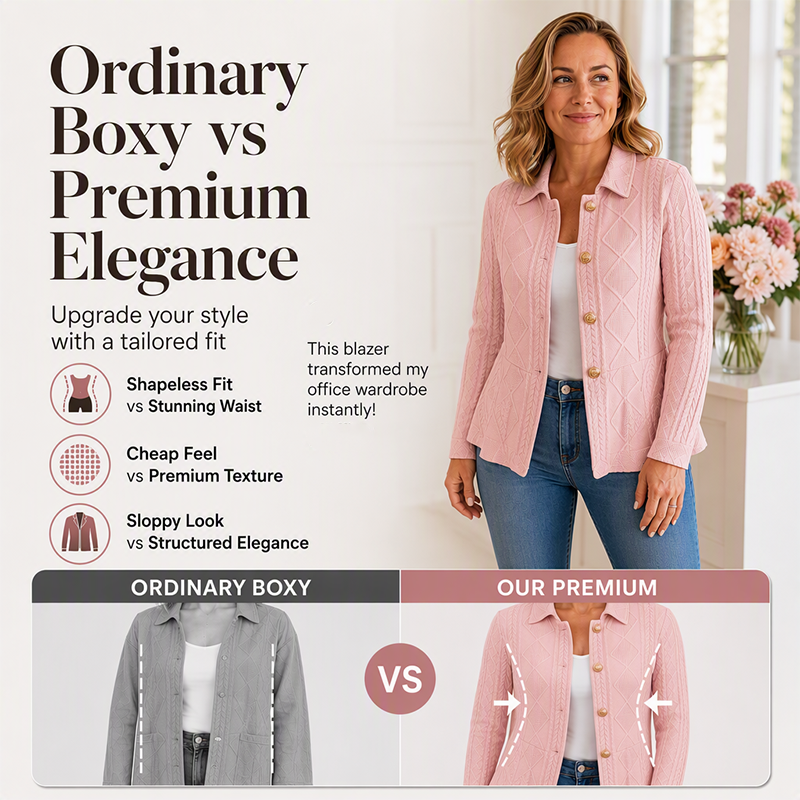 🔥 Today’s Special Offer – Elegant gathered peplum blazer for women ✨ feminine silhouette, peplum cut, elegant