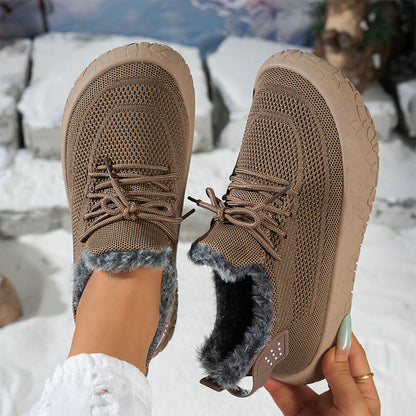 Women's Casual Plush-Lined Winter Shoes
