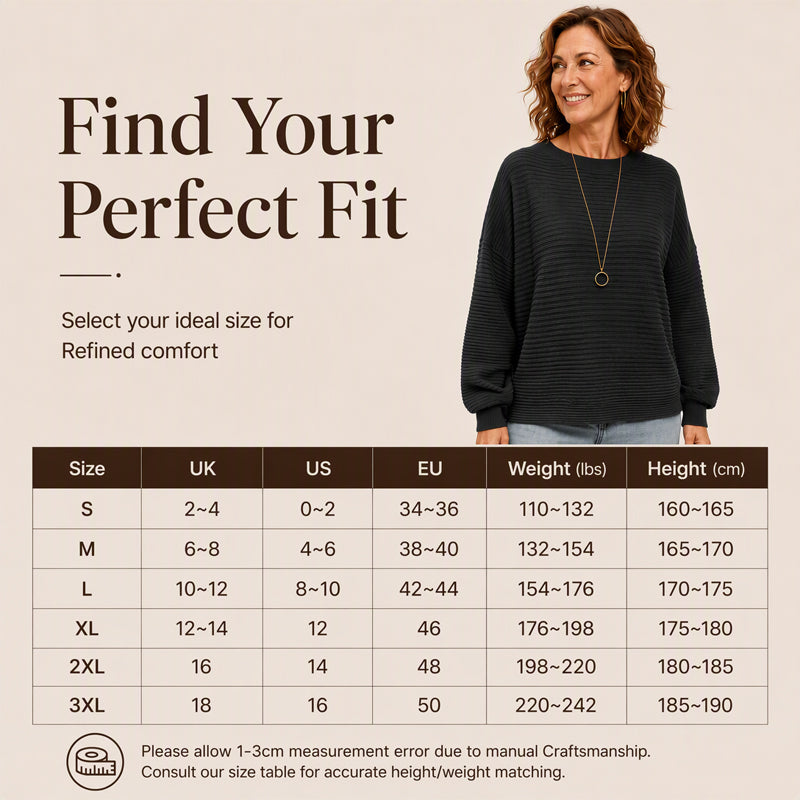👚Women's Oversized Ribbed Knit Sweater