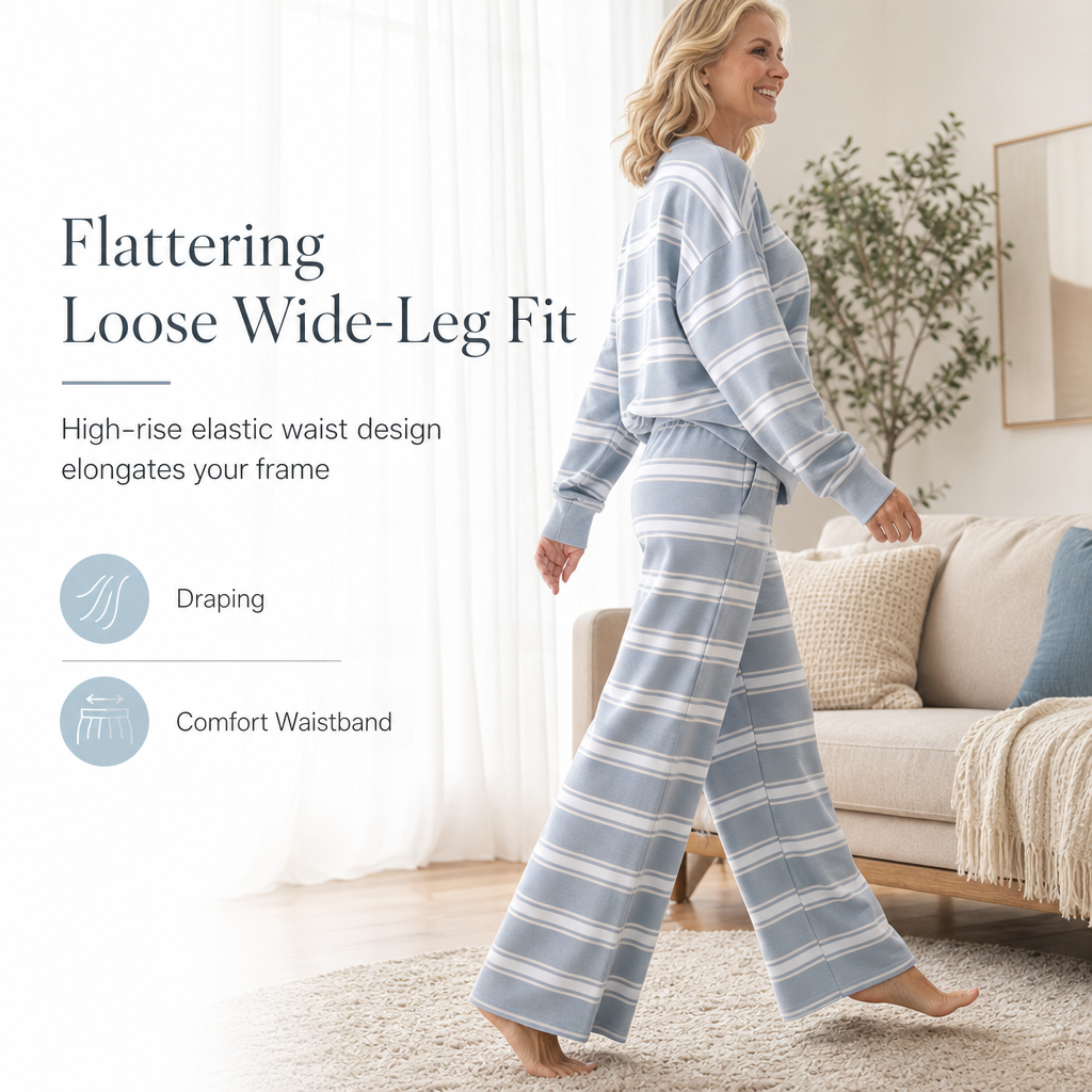 🎨Two-Piece Versatile, Multiple Colors🧶 Women's Knit Lounge Set – Effortless Matching & Color Options | Easy Everyday Style ✨