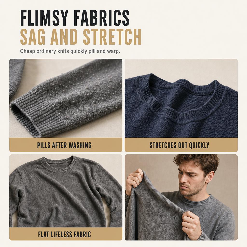 🖤🖤 Mens Long Sleeve Jacquard Crew Neck Sweatshirt Loose Fit Thickened Autumn Winter Top Plus Size