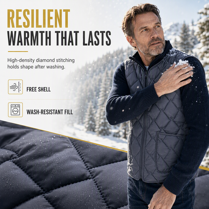 🖤🖤 Men's Winter Loose Fit Vest High Street Fashion Minimalist Sleeveless