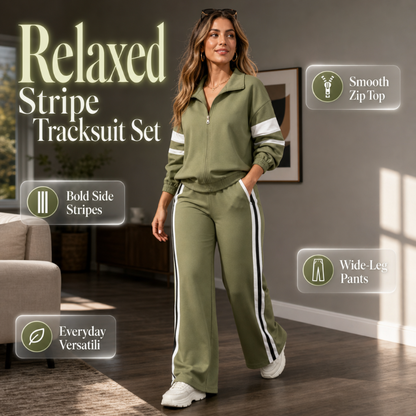 🌸💖Women's Casual Sweatshirt and Wide-Leg Pants Set