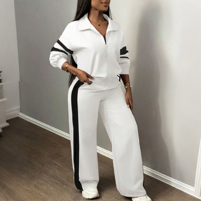 🌸💖Women's Casual Sweatshirt and Wide-Leg Pants Set
