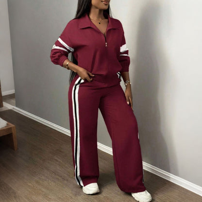 🌸💖Women's Casual Sweatshirt and Wide-Leg Pants Set