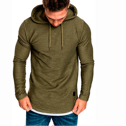 👕Modern Slim Fit, Irregular Cut🧥 Men's Modern Slim Irregular Hoodie – Dynamic Layering & Athletic Silhouette ✨