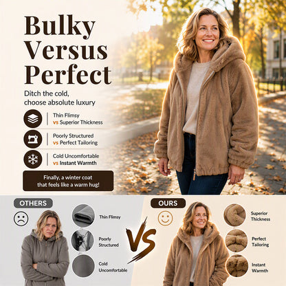 🔥🧥Women's Winter Cozy Hooded Jacket – Warm, Water-Repellent & Perfect for Layering ❄️