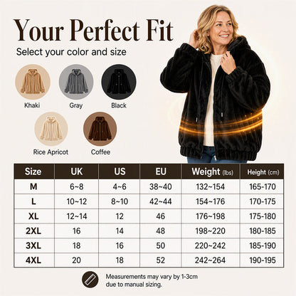🔥🧥Women's Winter Cozy Hooded Jacket – Warm, Water-Repellent & Perfect for Layering ❄️
