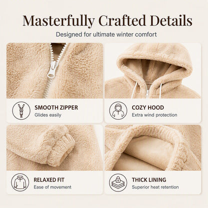 🔥🧥Women's Winter Cozy Hooded Jacket – Warm, Water-Repellent & Perfect for Layering ❄️