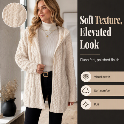 🌸💖Women’s Casual Plush Hooded Jacket