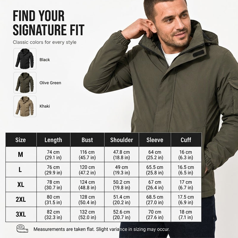 Men's Outdoor Windproof Hooded Jacket