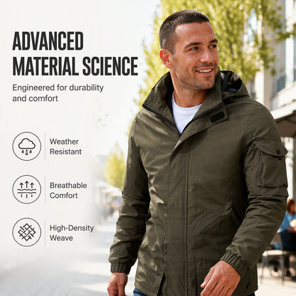 Men's Outdoor Windproof Hooded Jacket