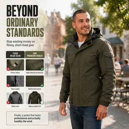 Men's Outdoor Windproof Hooded Jacket