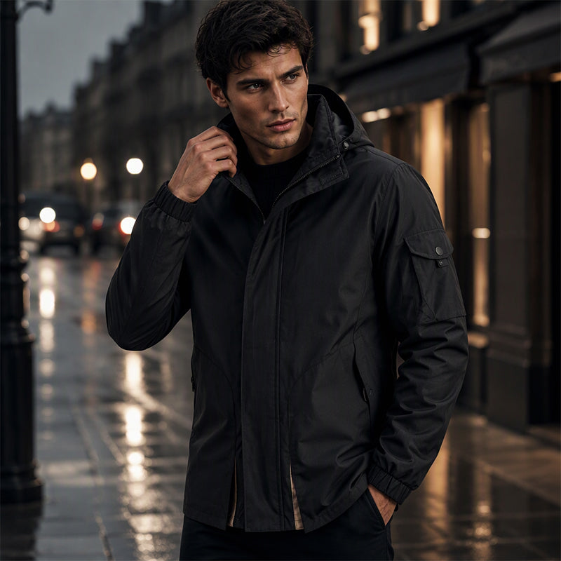 Men's Outdoor Windproof Hooded Jacket