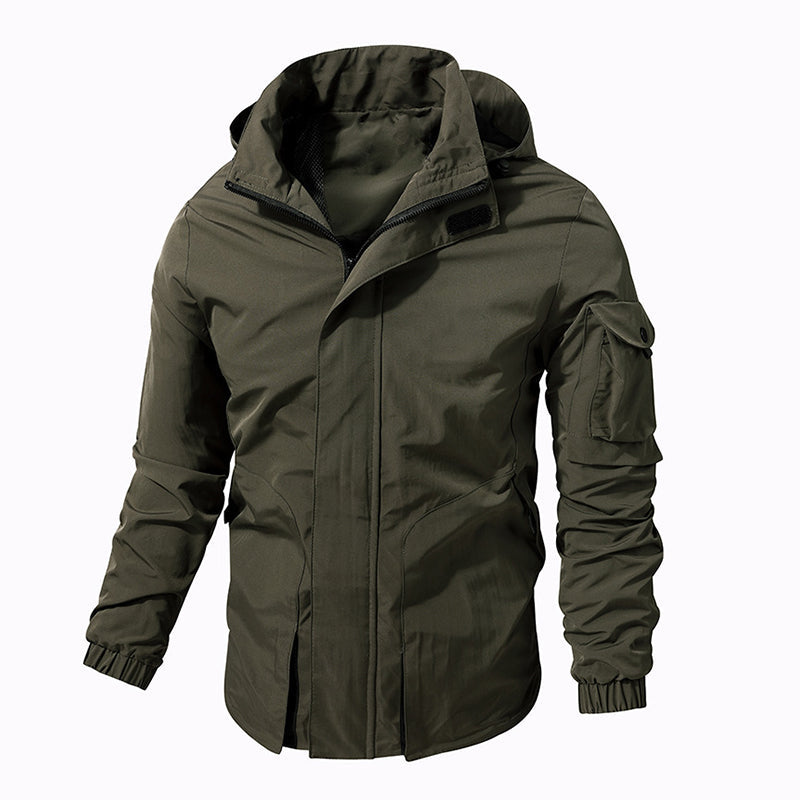 Men's Outdoor Windproof Hooded Jacket