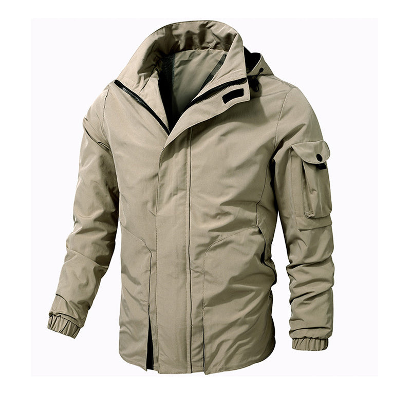 Men's Outdoor Windproof Hooded Jacket