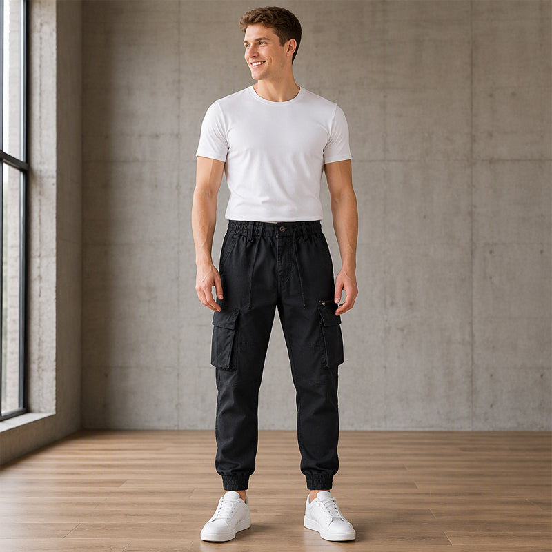 Men's Multi Pocket Jogger Cargo Pants