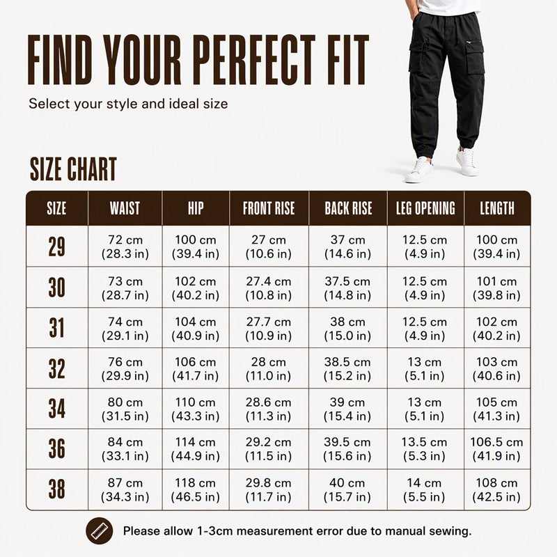 Men's Multi Pocket Jogger Cargo Pants