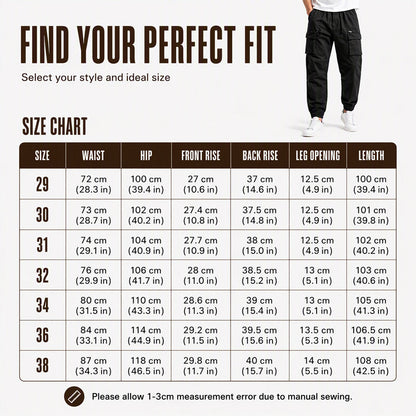 Men's Multi Pocket Jogger Cargo Pants