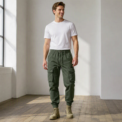 Men's Multi Pocket Jogger Cargo Pants