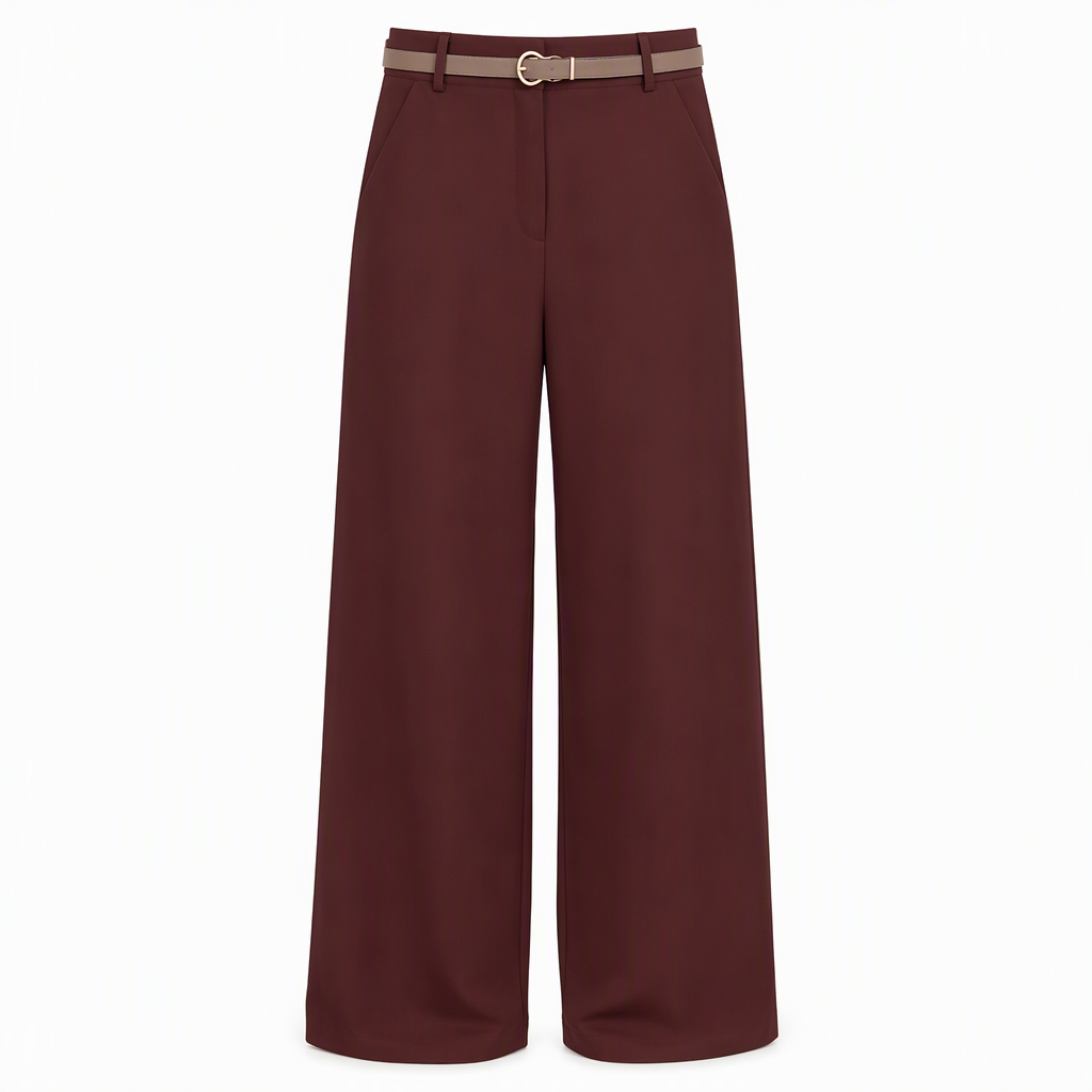 Women's Casual Wide Leg Suit Pants Autumn Winter Long Trousers